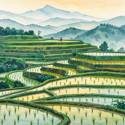 棚田の風景の画像をダウンロード - 米, 水田, テラス | StockCake