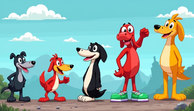 Free Diverse Dogs Lineup Image - Dogs, Pets, Lineup | Download at StockCake