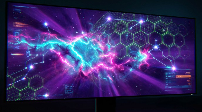 Free Neon Cosmic Wonder Image - Nebula, Cyberpunk, Neon | Download at ...