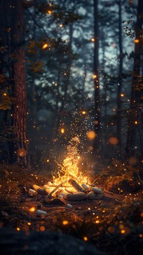 Magic Forest Fire Free Enchanted Forest Fire Image - Enchanted, Forest, Fire | Download ...