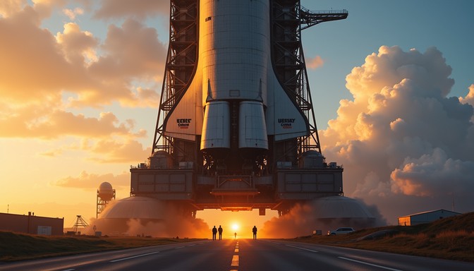 Free Rocket Launch Sunset Image - Rocket, Launch, Sunset | Download at ...