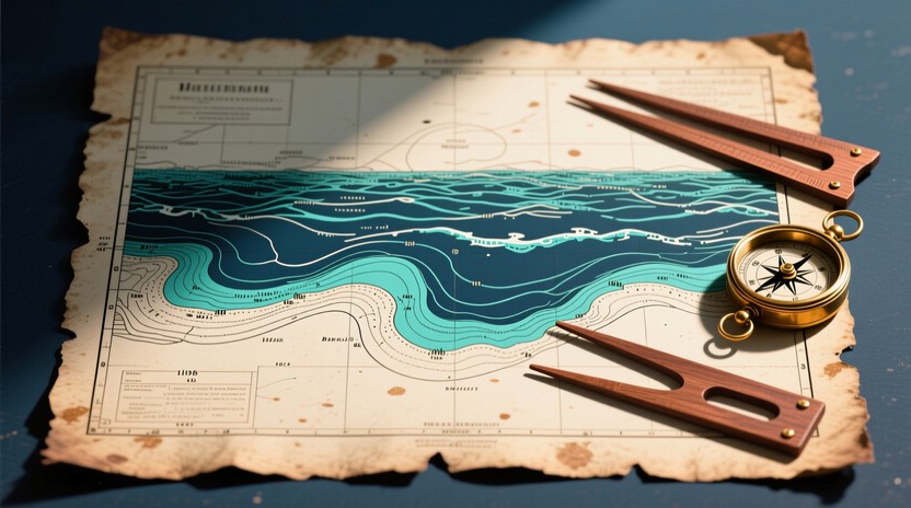 Sea Map Tools Free Ocean Mapping Tools Image - Cartography, Nautical, Compass ...
