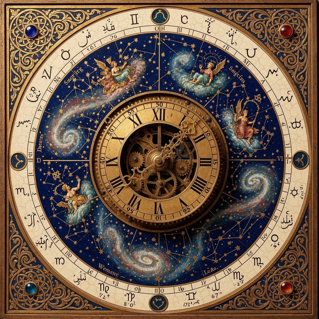 Free Celestial Clock Masterpiece Image - Clock, Astronomical, Celestial ...