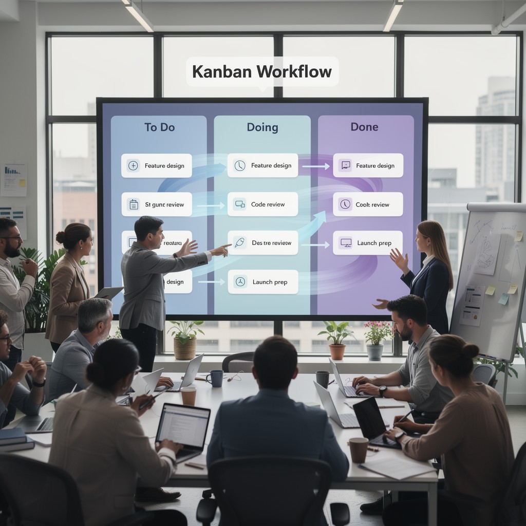 Free Kanban Workflow Management Image - Kanban, Workflow, Productivity ...