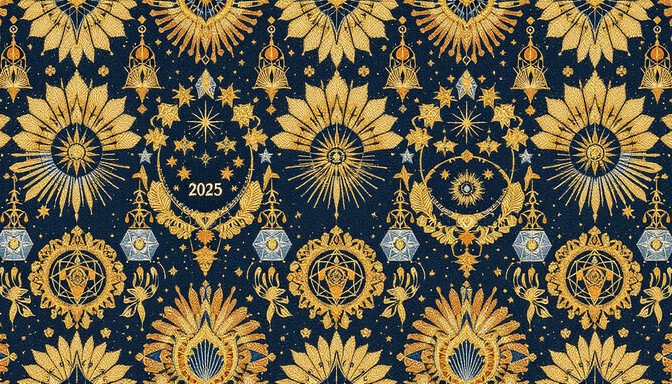 Free Golden 2025 Tapestry Image - 2025, Textile, Pattern | Download at ...