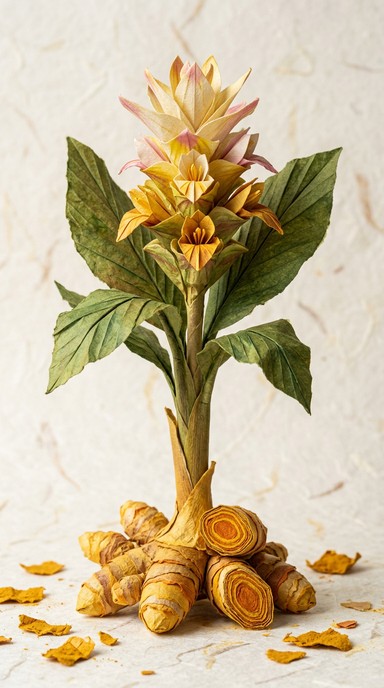 Free Golden Turmeric Sculpture Image - Paper, Sculpture, Turmeric ...