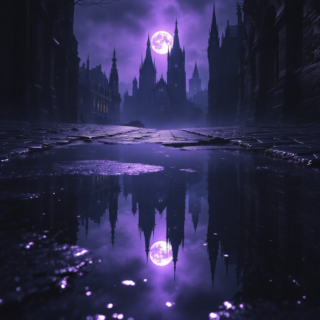 Free Gothic Moon Reflection Image - Gothic, Moon, Reflection | Download ...