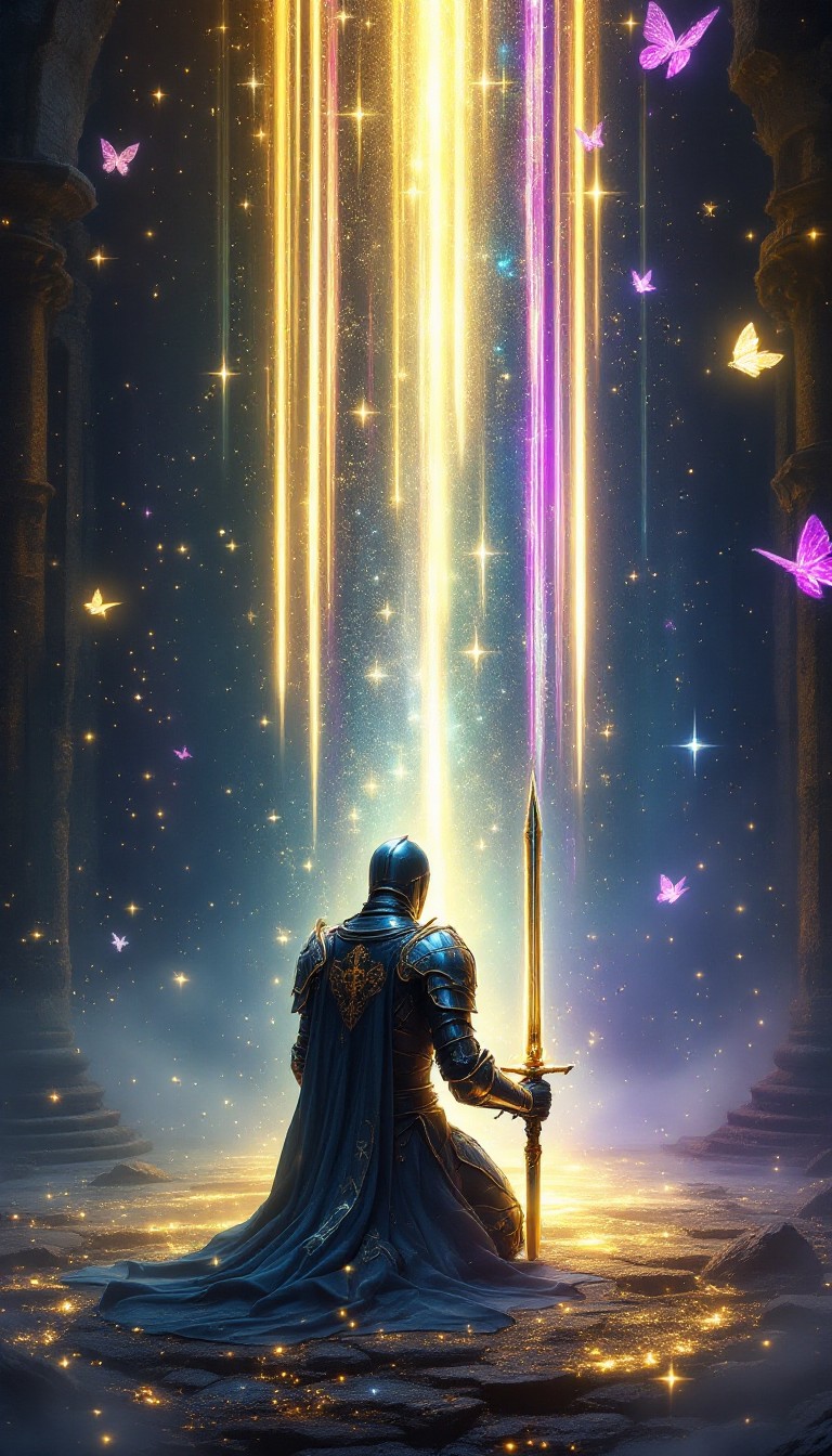 Free Divine Knight Prayer Image - Knight, Warrior, Armor | Download at ...