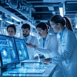 Free Scientists analyzing data Image - Scientists, Laboratory ...