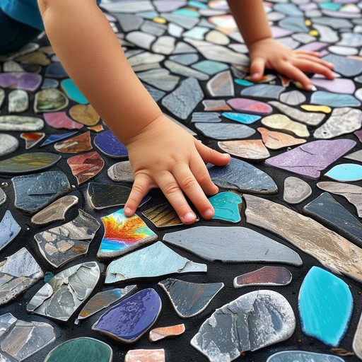 Free Exploring Colorful Tiles Image - Child, Hands, Mosaic | Download ...