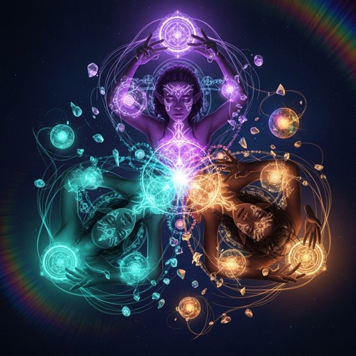 Free Elemental Trinity Awakened Image - Magical, Cosmic, Sorceress ...