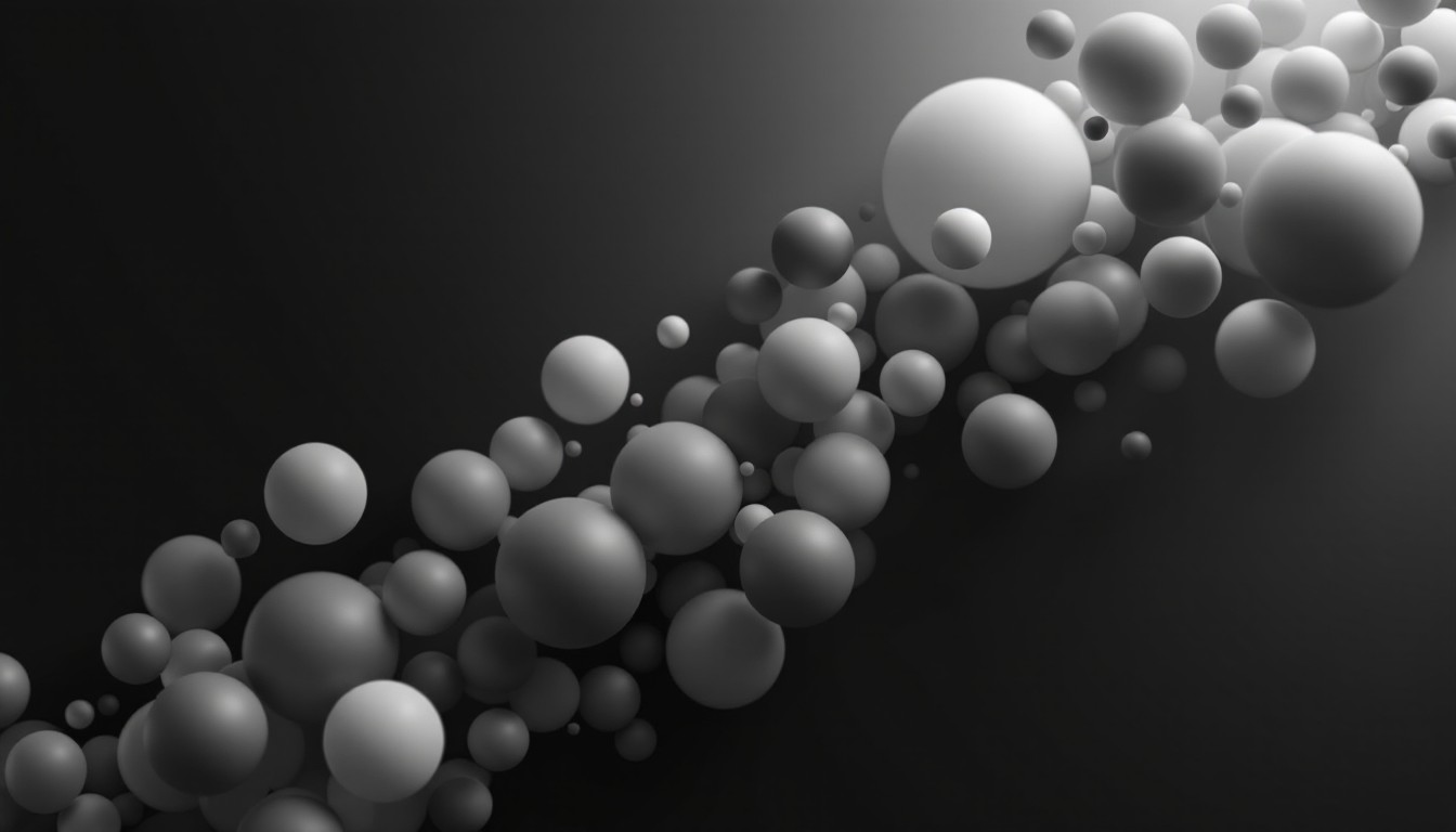 Free Floating Sphere Symphony Image Spheres Minimal Abstract