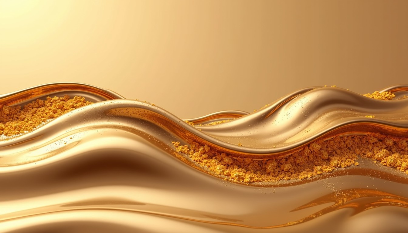 Free Luxurious Golden Flow Image - Gold, Waves, Liquid | Download at ...