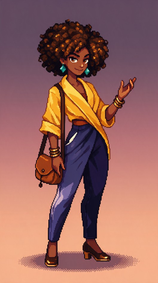 Download Confident Pixel Art Woman Image - Pixelart, Sprite, Character ...