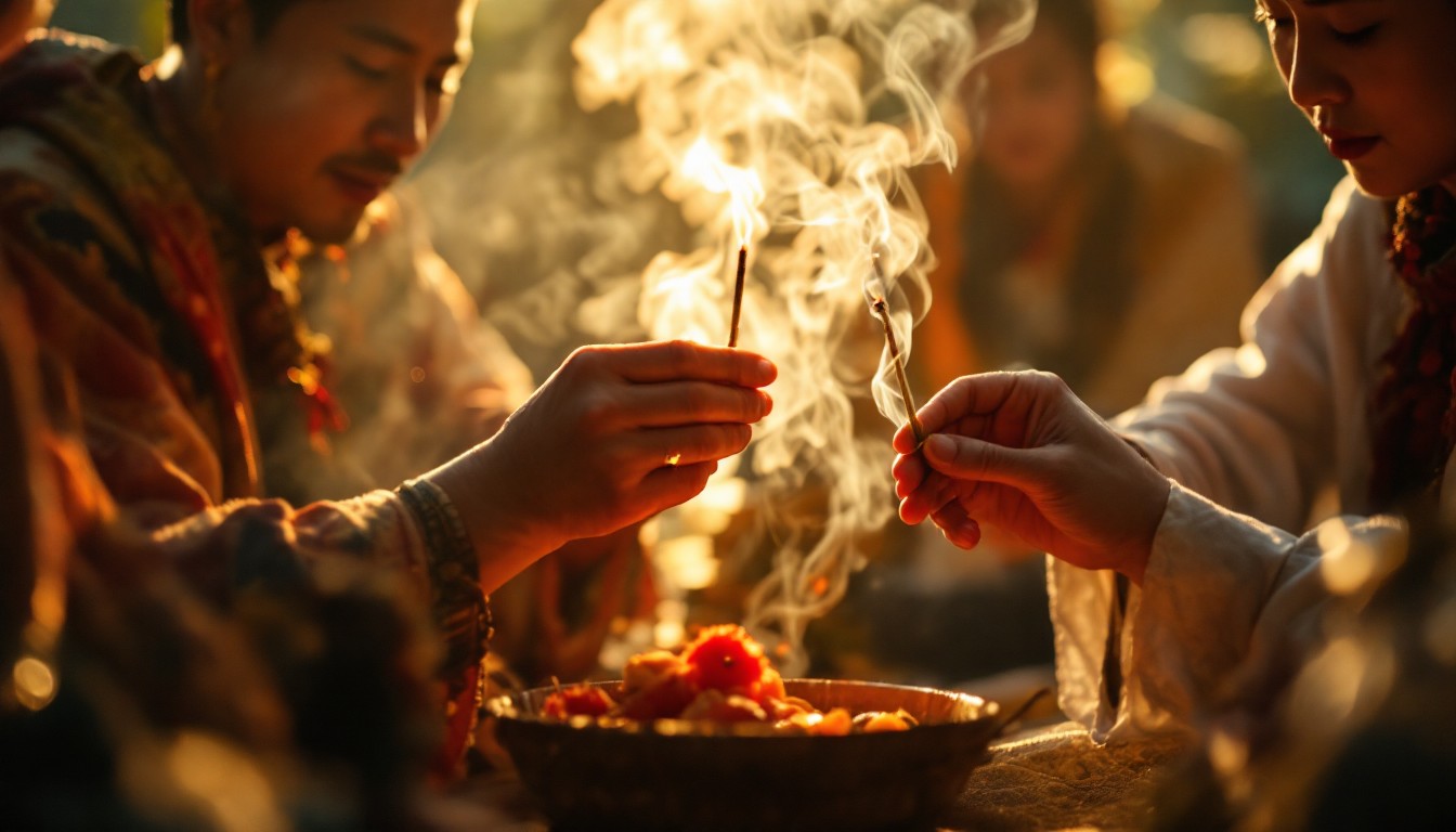 Free Sacred incense offering Photo - Ritual, Incense, Tradition ...
