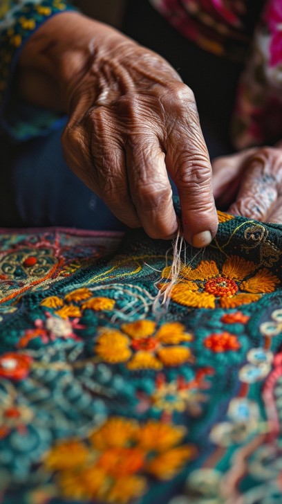 Free Intricate Embroidery Work Image - Embroidery, Craftsmanship ...