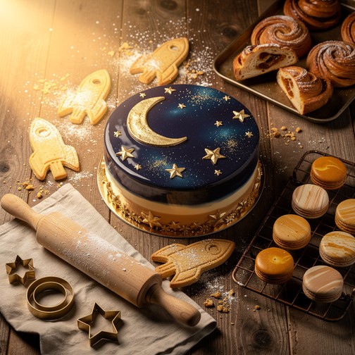 Free Celestial Baking Magic Image - Celestial, Galaxy, Cake | Download ...