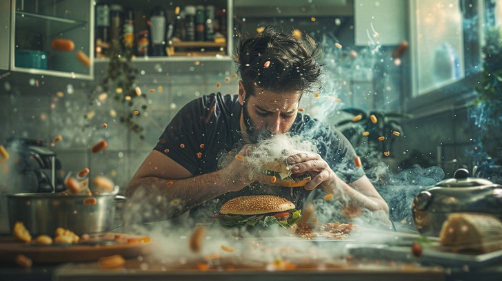Bulk Cooking Rage Image Free Chaotic Cooking Scene Image - Cooking, Chaos, Explosion | Download ...