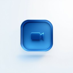 Free Floating Camera Icon Image - Camera, Blue, Minimal | Download at ...