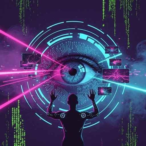 Cyber Vision Design Free Cyberpunk Vision Technology Image - Cyberpunk, Futuristic, Neon ...