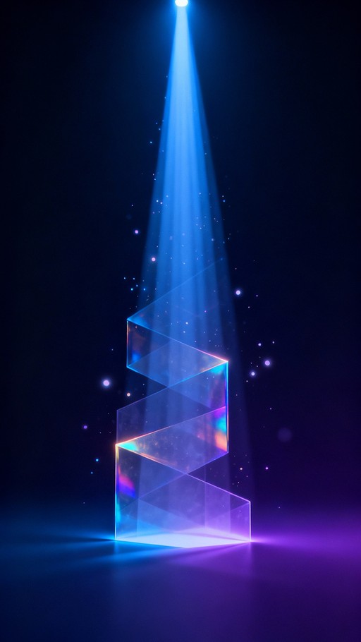 Geometric Capture Light Free Luminous Geometric Radiation Image | Download at StockCake