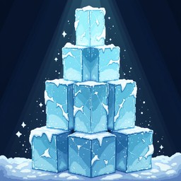 Free Frozen Pixel Stack Image - Ice, Cubes, Pixel | Download at StockCake