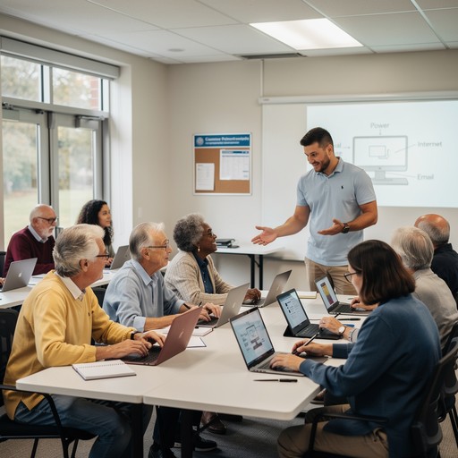 Free Seniors Learning Technology Image - Seniors, Elderly, Technology ...