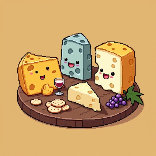 Free Cheesy Pixel Party Image - Cheese, Pixel, Kawaii | Download at ...