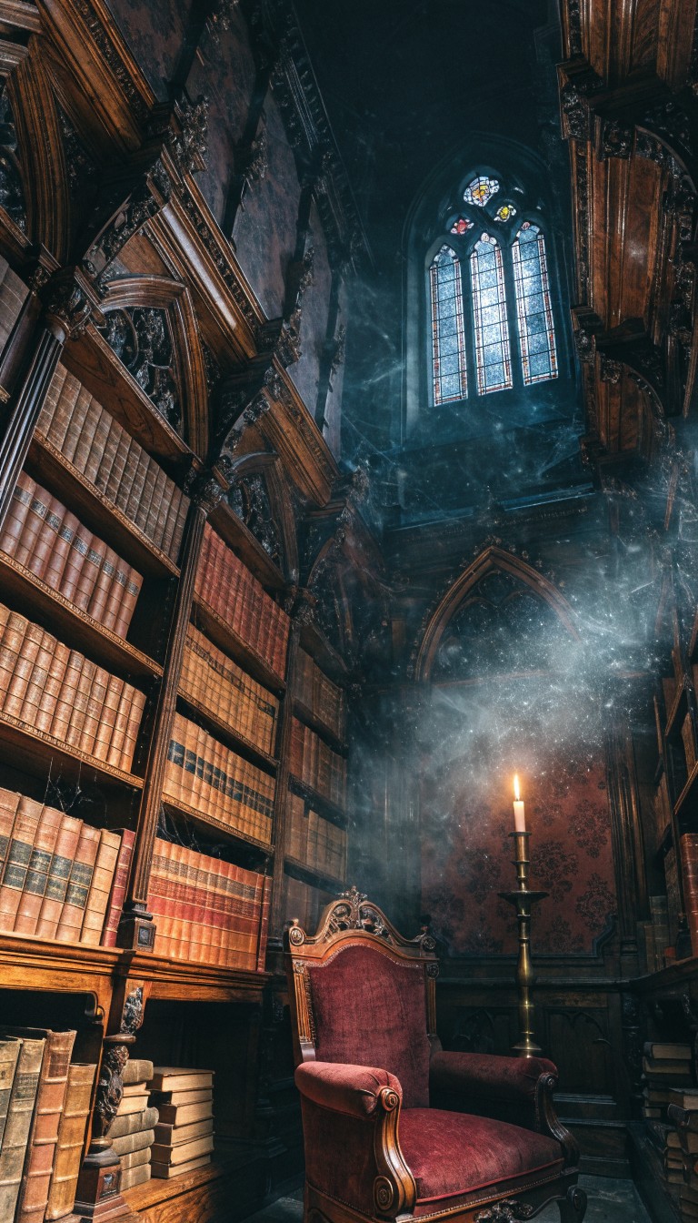 Download Gothic Library Shadows Image - Gothic, Victorian, Library ...