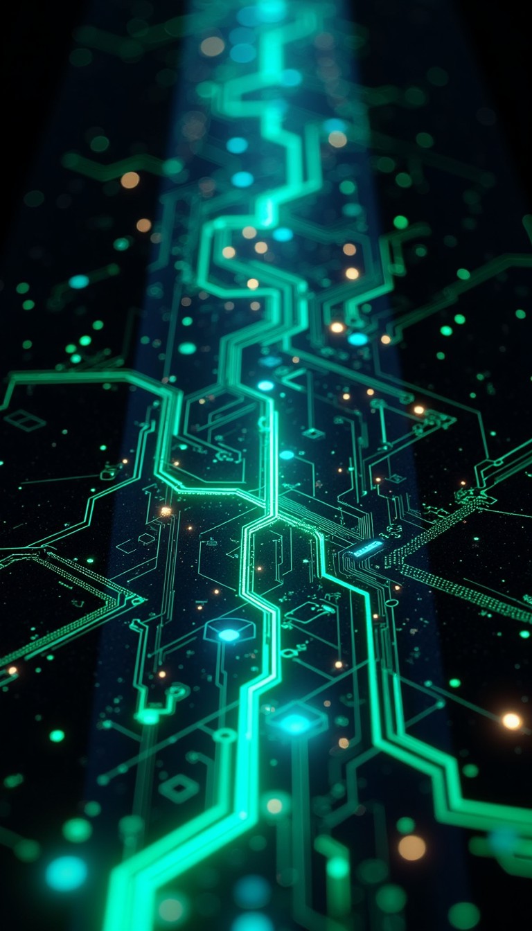 Technology Visual Examples Free Technological Flow Visualized Image - Circuit, Technology, Digital ...
