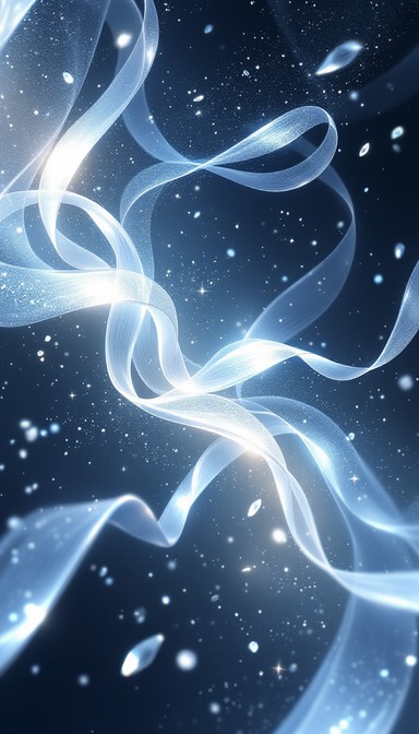 Celestial Ribbon Free Celestial Silver Ribbons Image - Ethereal, Anime, Ribbons ...