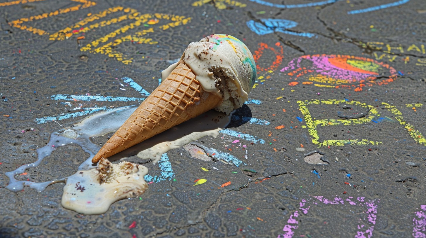 Melted Eight Free Melted Ice Cream Image - Ice Cream, Melted, Cone | Download at ...