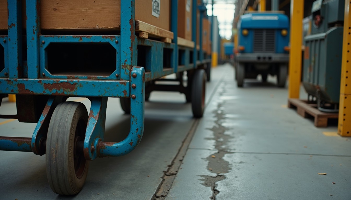 Free Warehouse Trolley Movement Image - Trolley, Industrial, Warehouse ...