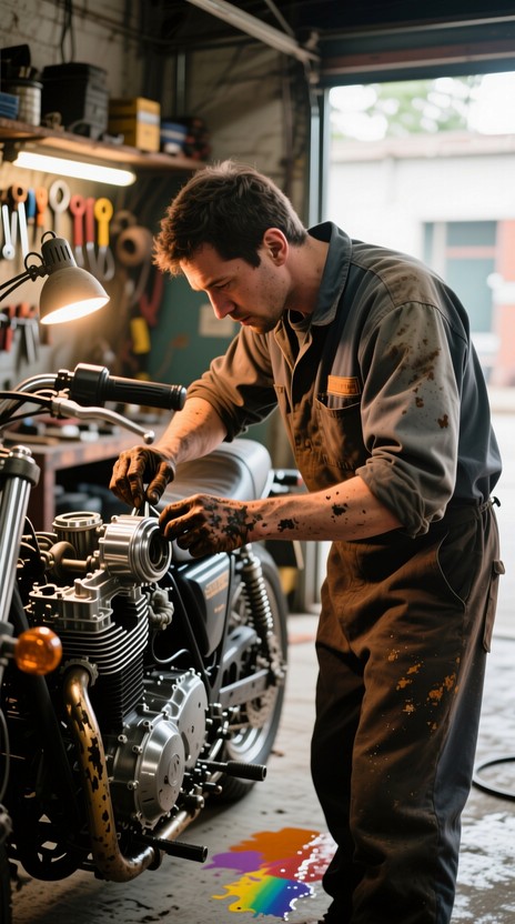 Mechanic Feature Free Craftsmanship In Action Image - Mechanic, Motorcycle, Garage ...