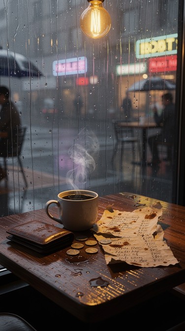 Free Rainy Cafe Contemplation Image - Cafe, Coffee, Rain | Download at ...