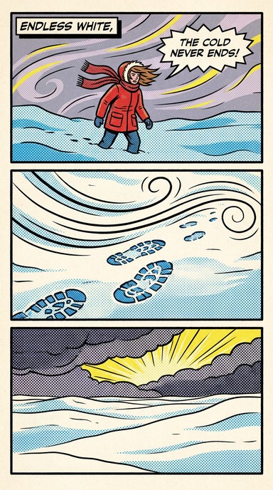 Free Endless Winter Journey Image - Comic, Popart, Winter | Download at ...