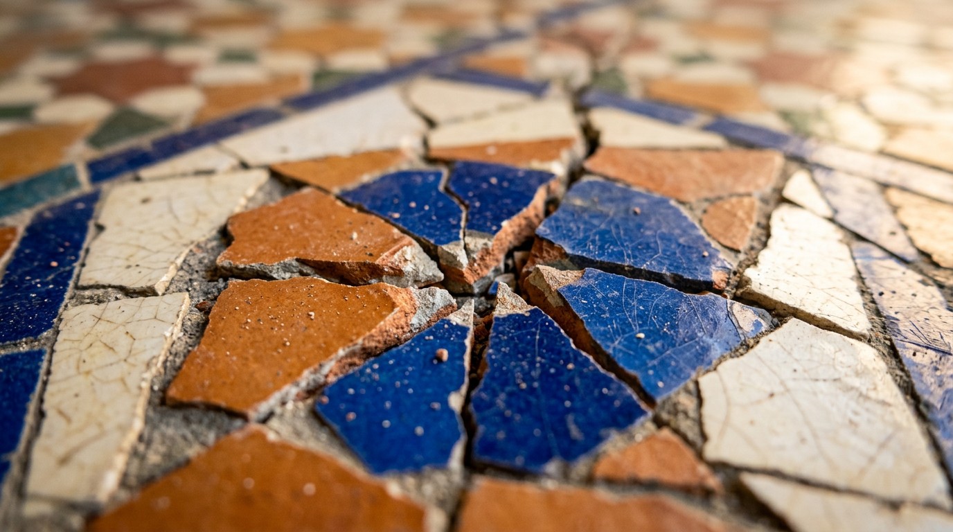 Free Shattered Tile Pattern Image - Mosaic, Broken, Tiles | Download at ...