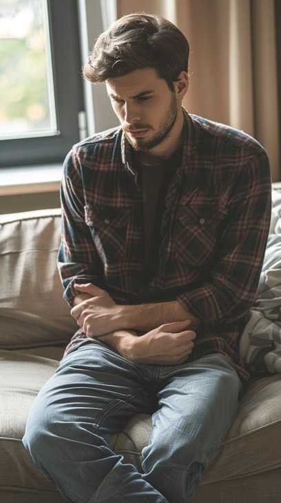 Free Pensive Man Sitting Image - Man, Contemplation, Introspective ...