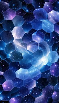 Free Cosmic Hexagon Pattern Image - Hexagonal, Cosmic, Geometric ...