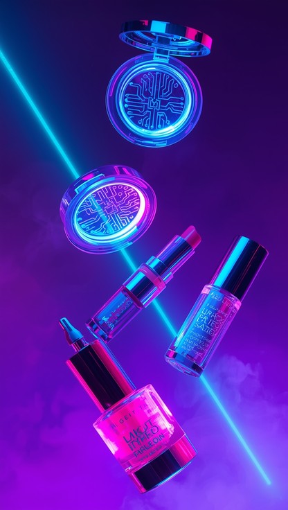 Pyropunk Cosmetics Free Cyberpunk Beauty Station Image - Cyberpunk, Neon, Futuristic ...