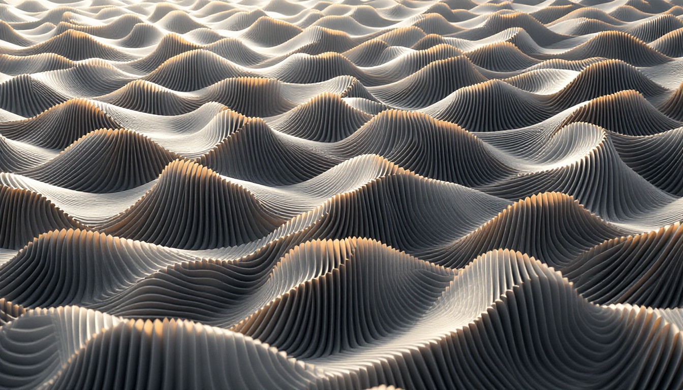 Free Undulating Pleated Landscape Image - Waves, Pleats, Undulating ...