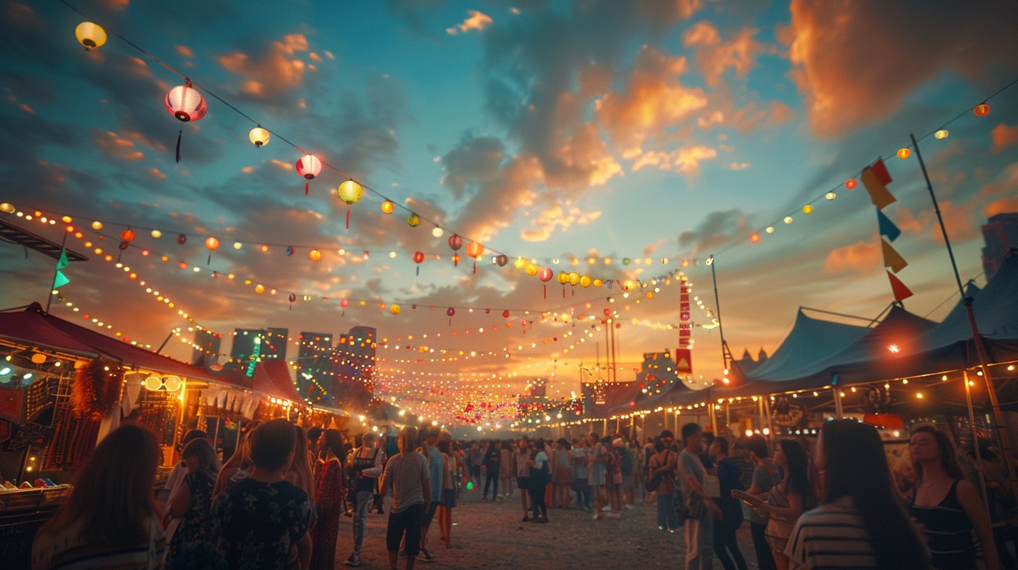 Free Festive Outdoor Event Image - Festival, Evening, Lights | Download ...