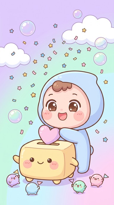 Cute Voting Roster Free Cute Voting Celebration Image - Kawaii, Chibi, Illustration ...