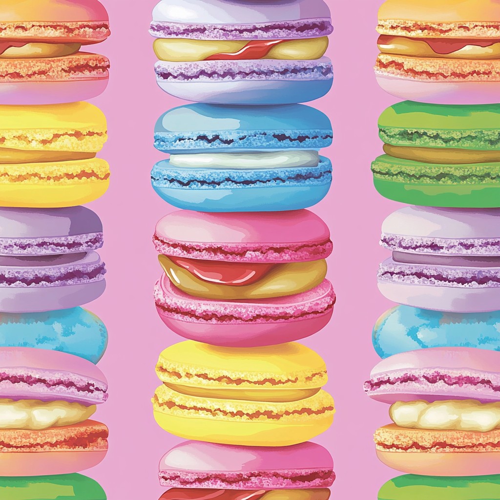 Free Colorful macaron stack Photo - Macarons, Colorful, Stack ...