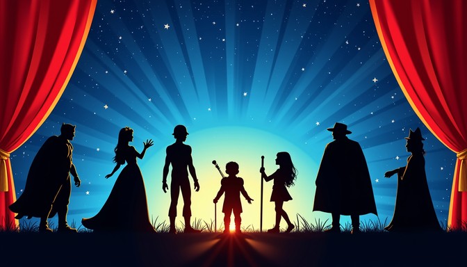 Free Magical Character Silhouettes Image - Silhouettes, Theatrical ...
