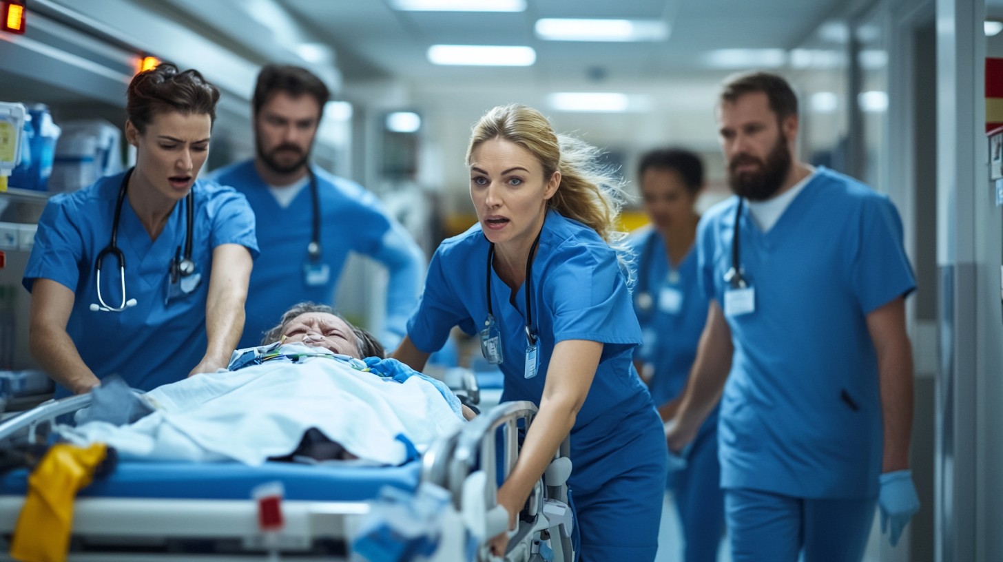 Free Emergency Hospital Scene Image - Hospital, Emergency, Healthcare ...
