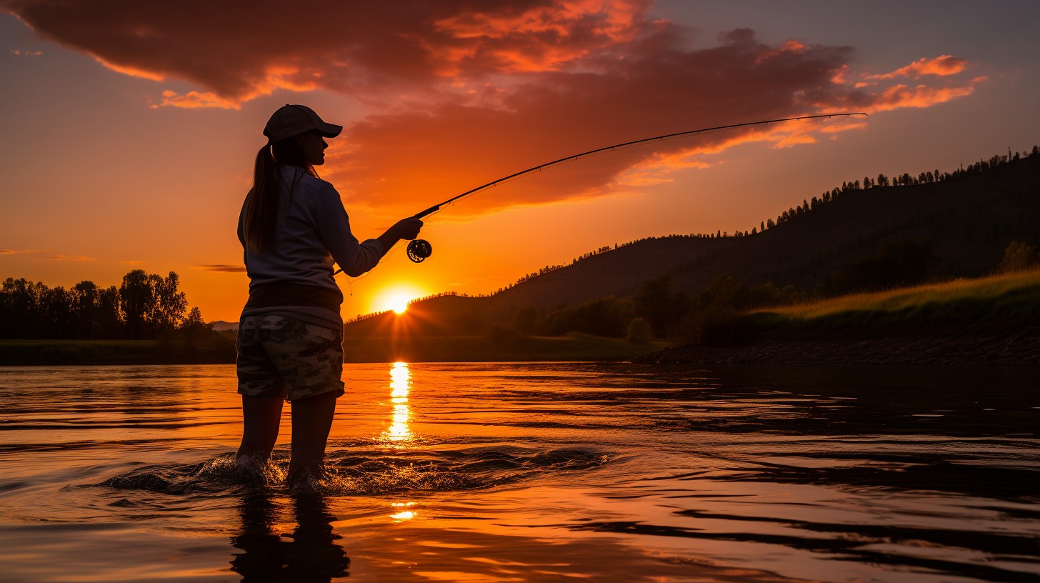 Fishing Visual Free Sunset Fishing Silhouette Image - Fishing, Sunset, Tranquility ...