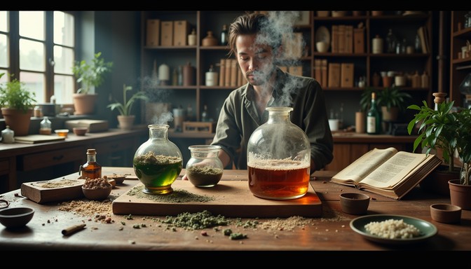 Free Alchemist's Ancient Craft Image - Alchemy, Laboratory ...