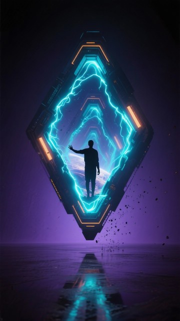 Visually Portal Free Portal Between Worlds Image - Portal, Futuristic, Silhouette ...