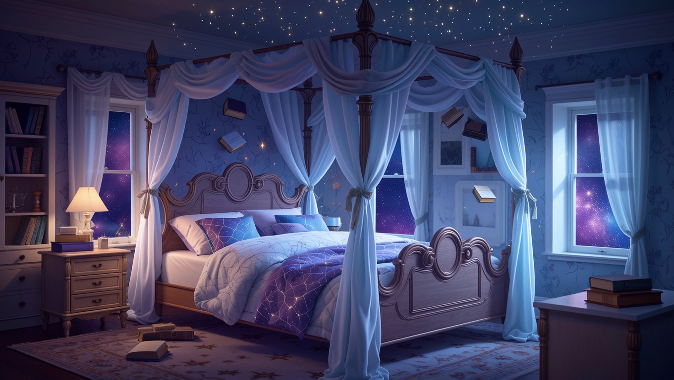 Free Enchanted Bedroom Dreams Image - Bedroom, Fantasy, Magical ...